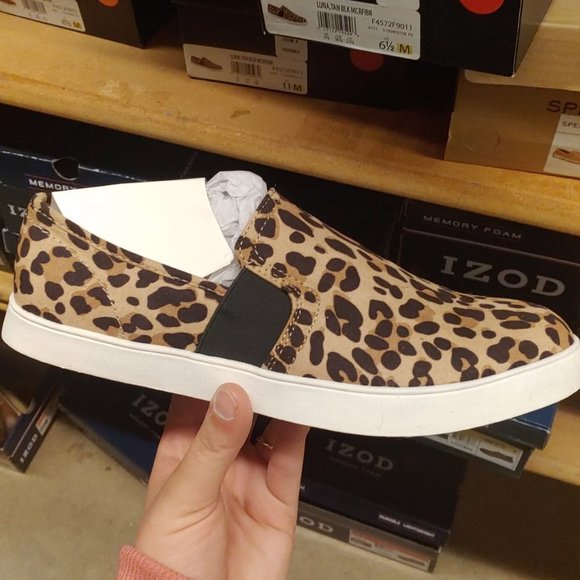 Dr. Scholl's Women's Luna Slip On Sneaker-- Leopard Tan / Black Microfiber - Picture 6 of 9